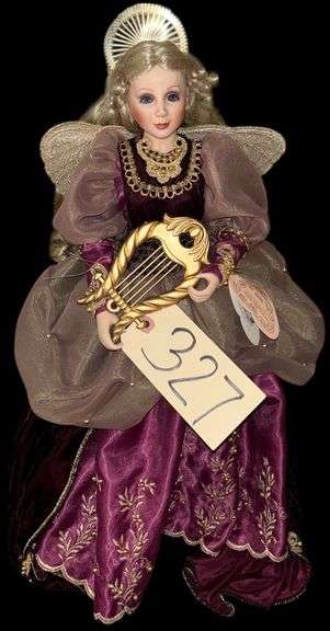 FRANKLIN HEIRLOOM 19" PORCELAIN DOLL BY MARYSE NICOLE - LIMITED EDITION NO. A1645 image