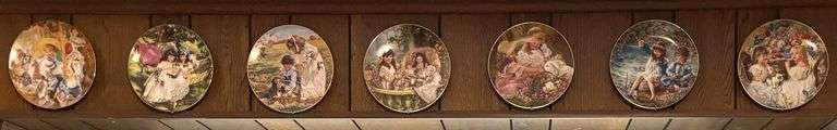 LOT OF SEVEN COLLECTOR'S PLATES WITH HANGERS: RECO BY SANDRA KUCK image