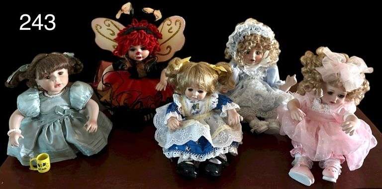 FIVE MARIE OSMOND TINY TOT DOLLS image
