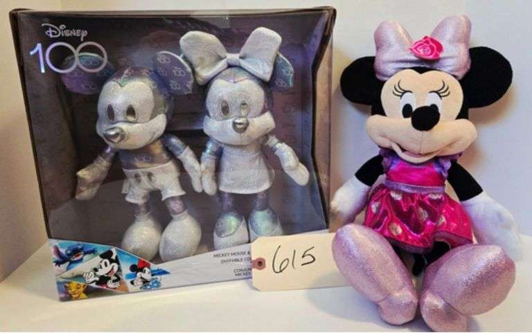 MICKEY & MINNIE MOUSE 100TH ANNIVERSARY COLLECTOR'S EDITION & MINNIE MOUSE image