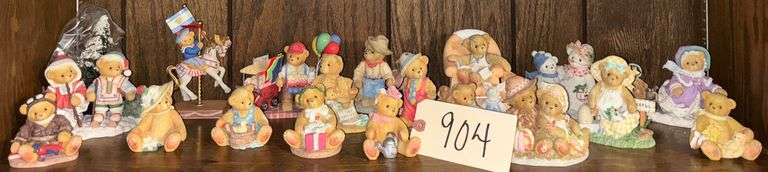 EIGHTEEN CHERISHED TEDDY FIGURINES TO INCLUDE 'WINTER BRINGS A SEASON OF JOY', 'SPECIAL TREATS MAKE LIFE COMPLETE', 'SOMETIMES YOU JUST NEED A LITTLE PEACE AND QUIET', 'THE SPIRIT OF CHRISTMAS GROWS IN OUR HEARTS', 'SPECIAL TREATS MAKE LIFE COMPLETE', ETC. image
