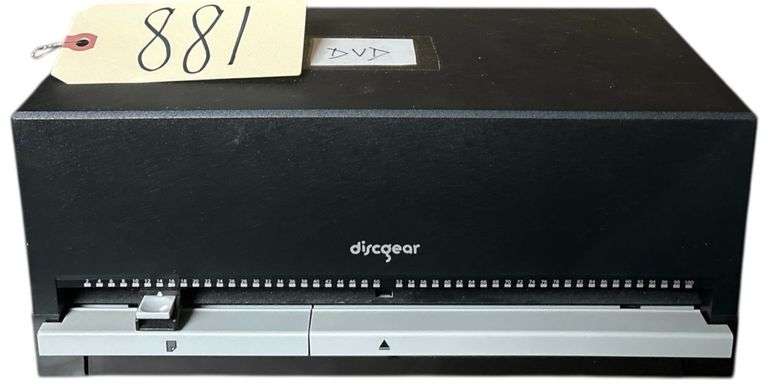 DISCGEAR DVD ORGANIZER WITH APPROXIMATELY 50+ DISCS INCLUDING TITLES LIKE 'THE HELP', 'THE ROOKIE', 'MY BIG FAT GREEK WEDDING', 'THE LITTLE MERMAID' (DISCS 1 AND 2), 'SLEEPING BEAUTY', 'BEWITCHED', 'LILO AND STITCH', 'MADEA'S FAMILY REUNION' - LOTS OF FAMILIAR TITLES image