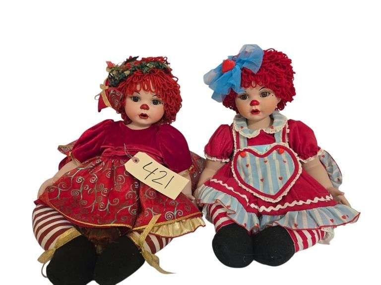 2 APPROX. 14” PORCELAIN MARIE OSMOND DOLLS: 2011 #138/300, 2007 #176/500 image