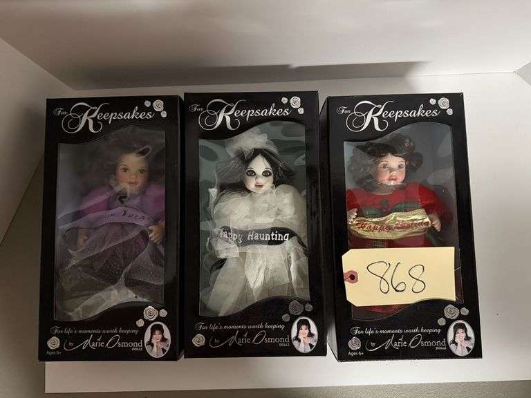 MARIE OSMOND KEEPSAKE CHRISTMAS 2007, KEEPSAKE HALLOWEEN, HAPPY HALLOWEEN KEEPSAKE, ALL IN BOXES image