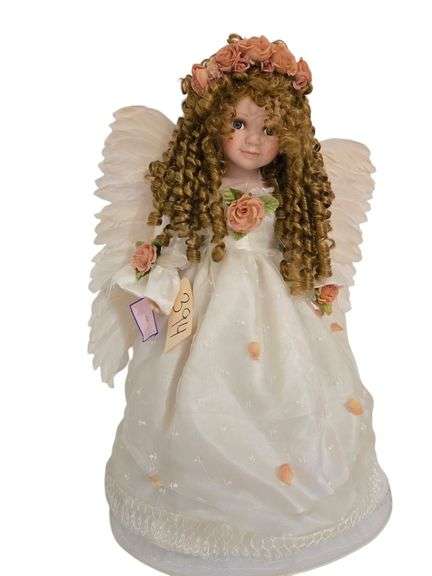 GOLDENALE COLLECTION “LAURIE” PORCELAIN DOLL APPROX. 27” TALL - LIMITED EDITION 1 OF 2,000 image