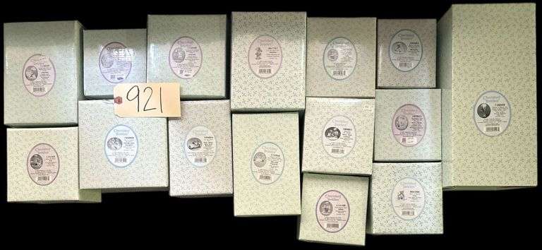 APPROX. 15  ENESCO CHERISHED TEDDIES FIGURINES TO INCLUDE HOT AIR BALLOON "HOME IS WHERE THE HEART IS", ANGEL DAPHNE & PEDESTAL,  “MIA AND PAULETTE”, TROY "LIFE’S A BEACH", AND MORE! image