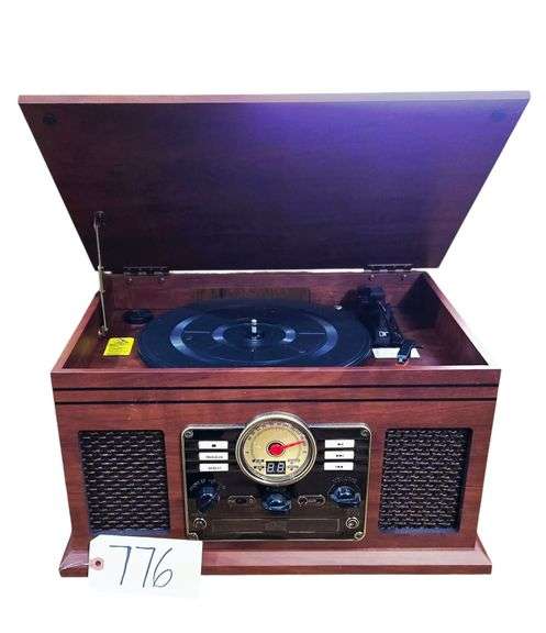 INNOVATIVE TECHNOLOGY 6-IN-1 NOSTALGIC ENTERTAINMENT CENTER - WORKING image