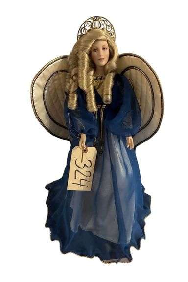 FRANKLIN MINT CELESTIAL ANGEL 20" PORCELAIN DOLL image