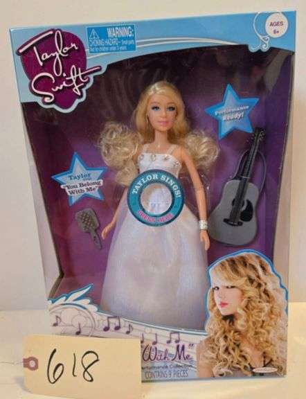 TAYLOR SWIFT "YOU BELONG WITH ME PERFORMANCE COLLECTION" BARBIE DOLL NEW IN BOX image