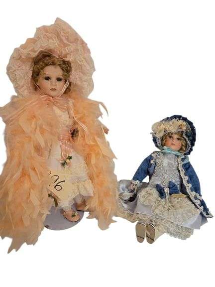 THE WIMBLEDON COLLECTION BY LEXINGTON HALL #A-158 “TIFFANY” PORCELAIN DOLL APPROX. 23” TALL, THE WIMBLEDON COLLECTION BY LEXINGTON HALL #A-167 “SAVANNAH” PORCELAIN DOLL APPROX. 20” TALL image