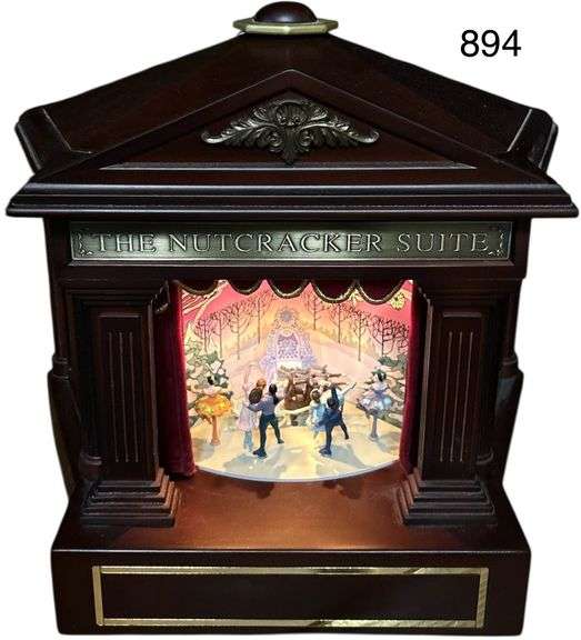 MR. CHRISTMAS THE NUTCRACKER SUITE ANIMATED MUSICAL BALLET THEATER - CURTAIN OPENS AND CLOSES, 4 DIFFERENT NUTCRACKER BALLET SCENES, PLAYS MUSIC FROM 8 TCHAIKOVSKY COMPOSITIONS image