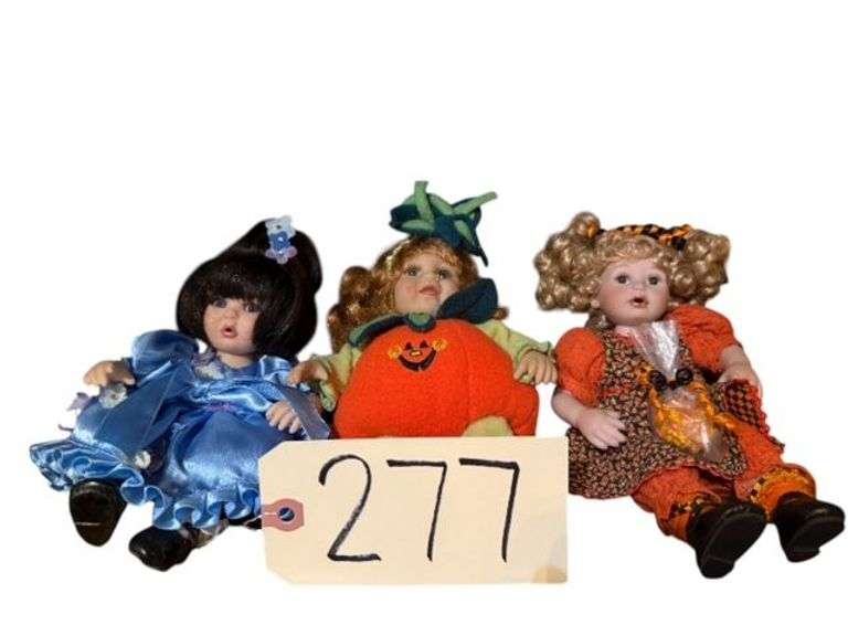 2 MARIE OSMOND - #1891, #1028 - PLUS ONE OTHER UNMARKED DOLL WITH RUBBER FACE image