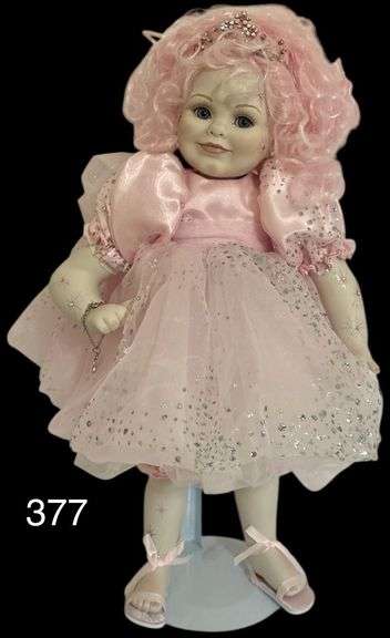 2006 MARIE OSMOND CRYSTALLINE FAIRY TOT PORCELAIN DOLL #0189/2000 APPROX. 19” TALL image