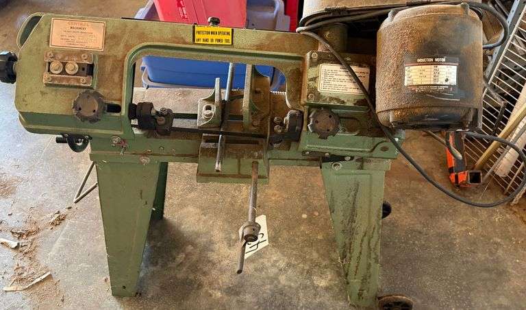 CENTRAL MACHINERY 4 IN. X 6 IN. HORIZONTAL/VERTICAL METAL-CUTTING BAND SAW image