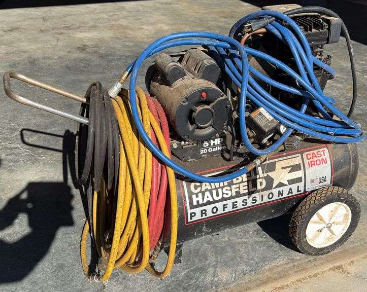 CAMPBELL HAUSFELD PROFESSIONAL 5 HP 20 GALLON ELECTRIC AIR COMPRESSOR image