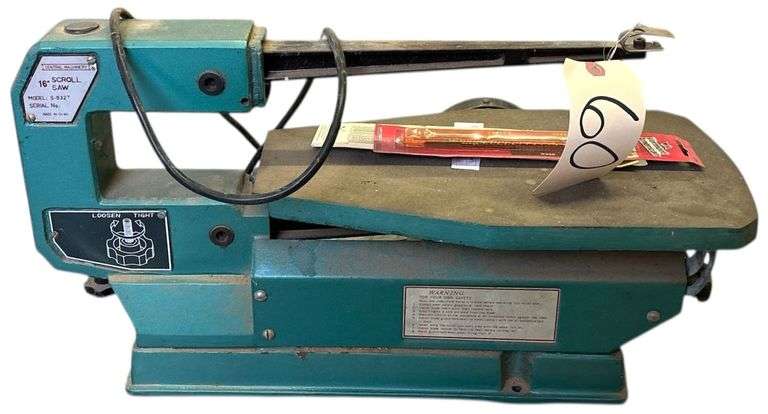 CENTRAL MACHINERY 16 INCH SCROLL SAW image