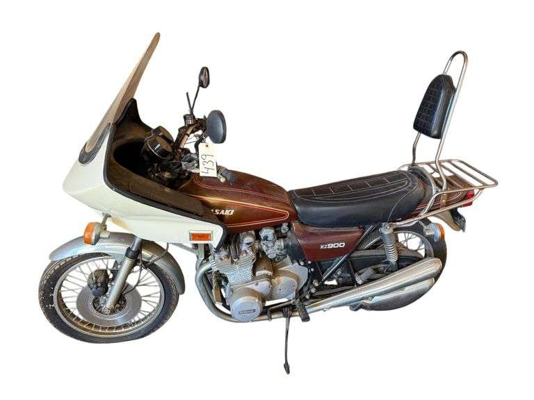 KAWASAKI  KZ 900 MOTORCYCLE  - APPROX. 11,000 MILES image