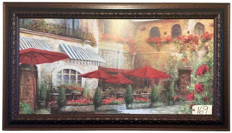 PIZZERIA CANVAS PRINT APPROX. 47” X 23” VIEWING AREA image