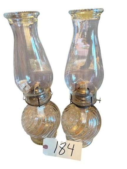 2 KAADAN LTD. GLASS OIL LAMPS, OTHER GLASS OIL LAMP image