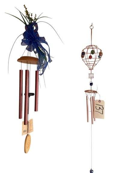 2 DECORATIVE WIND CHIMES image