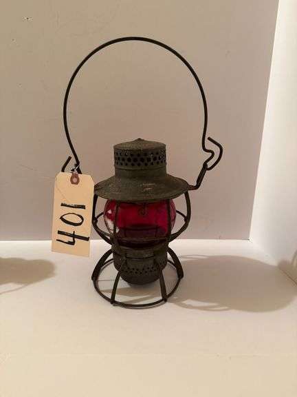 DRESSEL ARLINGTON ANTIQUE RAILROAD LANTERN WT COMPANY image