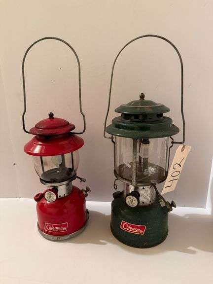 PAIR OF COLEMAN CAMPING LANTERNS image