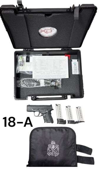 SPRINGFIELD ARMORY SEMI-AUTOMATIC 9MM PISTOL XDS-9 3.3, LIKE NEW, 3 AMMO CLIPS, SOFT CASE IN A HARD PLASTIC CASE - VERY NICE - SN HG945462 image