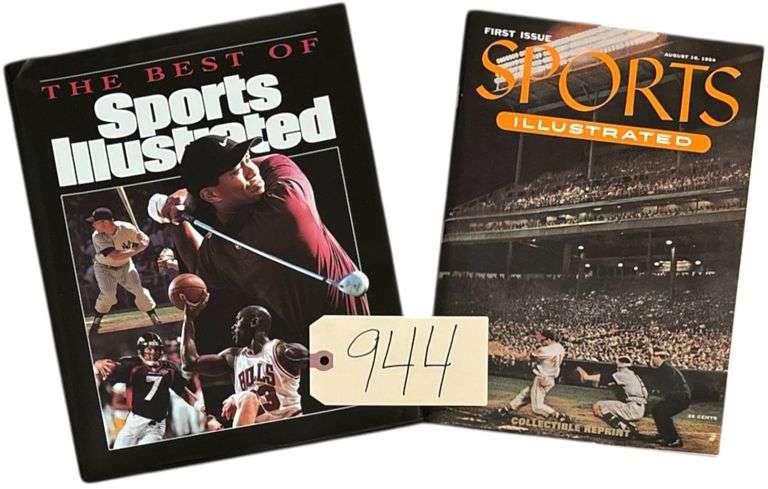 "THE BEST OF SPORTS ILLUSTRATED" 1954-1998 HARDBACK MAGAZINE/BOOK, AUGUST 16 1954 COLLECTIBLE REPRINT SPORTS ILLUSTRATED MAGAZINE image