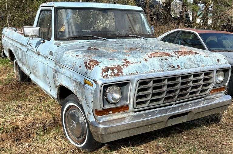 1978 FORD F150 TRUCK W/ 6 CYLINDER APPEARS TO BE ORIGINAL ENGINE - ODOMETER READS 16,772.9 - VIN: F15BNCB3143