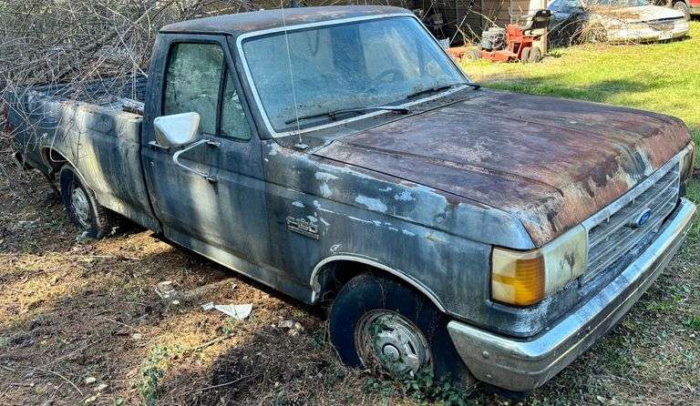 1990 FORD F150 CUSTOM - HAS TENNESSEE TITLE. VIN: 1FTEF15Y5LLB2310 - ODOMETER READS 64,762 - 4.9L ENGINE