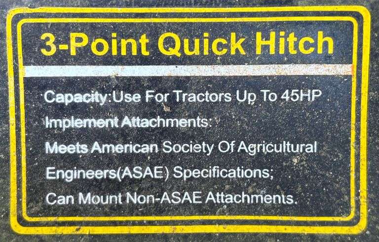3 POINT QUICK HITCH