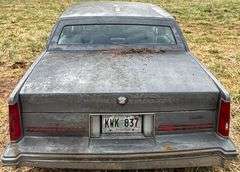 1987 CADILLAC SEDAN DEVILLE - 140,448 MILES - HAS TENNESSEE TITLE. VIN: 1G6CD518XH4305905 - HAS KEY