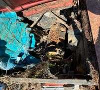 FORD FAIRLANE 500, ENGINE BLOCK ONLY, HAS TENNESSEE TITLE.  ON TRAILER