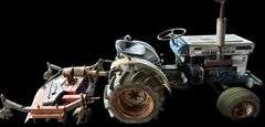 SATOH BEAVER RIDING LAWNMOWER W/ PTO 4’ FINISH MOWER