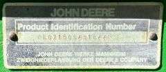 JOHN DEERE DIESEL TRACTOR - FRONT TIRES APPEAR TO BE NEW - 3614.5 HOURS