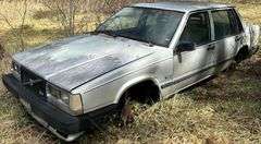 VOLVO 740 TURBO INTERCOOLER - HAS TENNESSEE TITLE. VIN: YV1DX8745F2134689 - HAS KEY