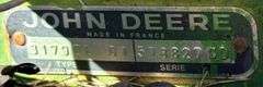 JOHN DEERE DIESEL TRACTOR - FRONT TIRES APPEAR TO BE NEW - 3614.5 HOURS