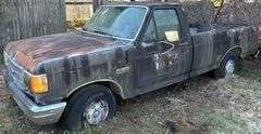 1990 FORD F150 CUSTOM - HAS TENNESSEE TITLE. VIN: 1FTEF15Y5LLB2310 - ODOMETER READS 64,762 - 4.9L ENGINE