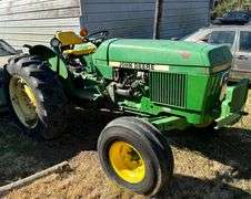 JOHN DEERE DIESEL TRACTOR - FRONT TIRES APPEAR TO BE NEW - 3614.5 HOURS