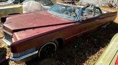 1970 CONVERTIBLE CADILLAC DEVILLE. HAS TENNESSEE TITLE. HAS KEY. VIN: F0327452