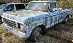 1978 FORD F150 TRUCK W/ 6 CYLINDER APPEARS TO BE ORIGINAL ENGINE - ODOMETER READS 16,772.9 - VIN: F15BNCB3143