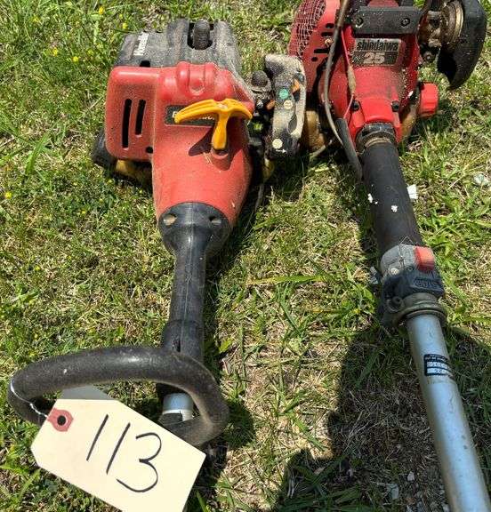 TWO GAS-POWERED STRING TRIMMERS: 1 SHINDAIWA, 1 HOMELITE EASYREACH