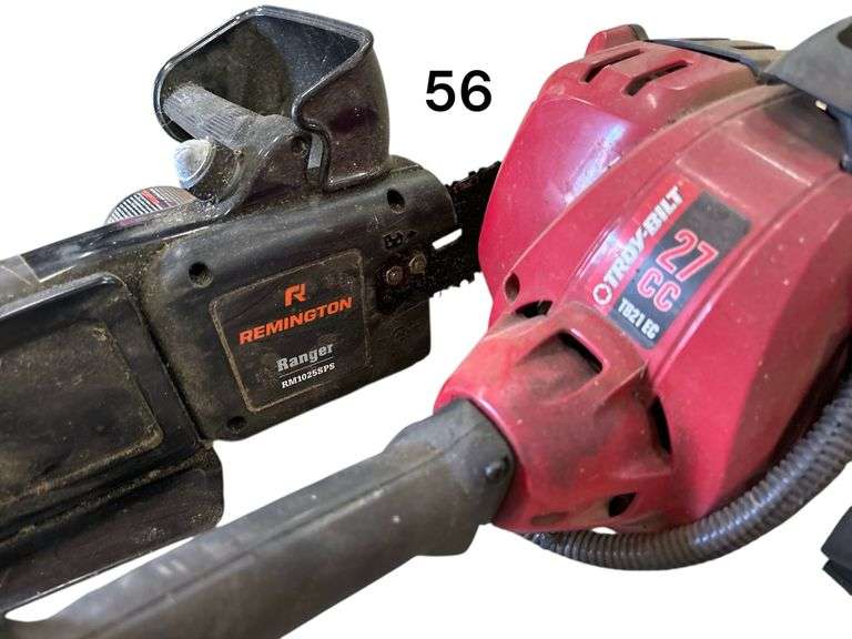 REMINGTON RANGER MODEL RM1025SPS ELECTRIC POLE SAW, TROY-BILT TB21EC 27CC GAS STRING TRIMMER
