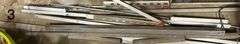 LOT OF ASSORTED SCRAP METAL AND STEEL STOCK - ALL SCRAP METAL IN GARAGE