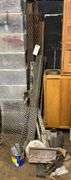 LOT OF ASSORTED SCRAP METAL AND STEEL STOCK - ALL SCRAP METAL IN GARAGE
