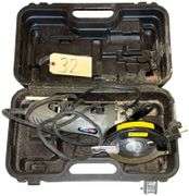 OMNI DUALSAW ELECTRIC CIRCULAR SAW MODEL INVERSO 125 AC IN ORIGINAL CARRYING CASE - 120V 60HZ, 7A, 125MM BLADE, 5500 RPM, 30MM DEPTH CUT