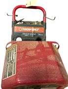 LINCOLN ELECTRIC AC-225 ARC WELDER WITH CART AND AUTO-DARKENING HELMET