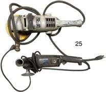 ROCKWELL MODEL 731 TYPE 1 BELT SANDER, SEARS CRAFTSMAN INDUSTRIAL 7" ANGLE GRINDER