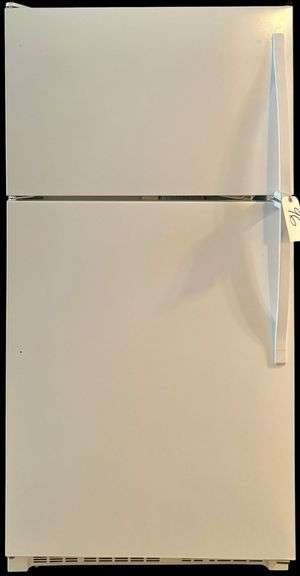 FREEZER OVER REFRIGERATOR - APPEARS TO BE WORKING image
