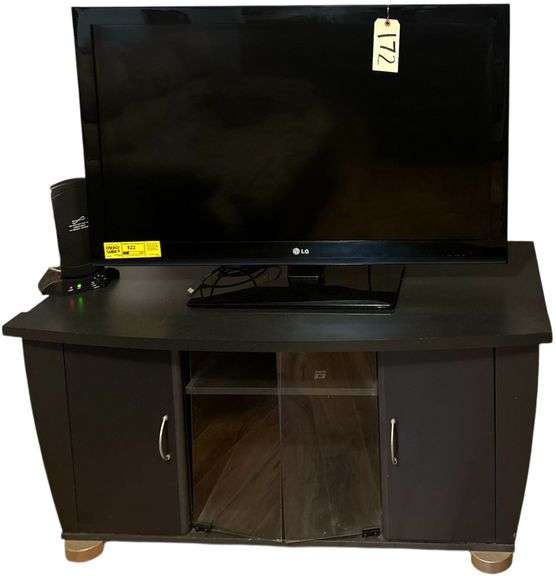 FOUR-DOOR TV STAND WITH LG 42" TELEVISION